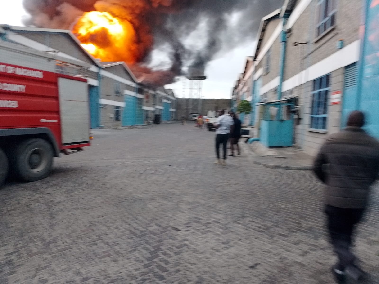 Fire reported at Godown in Machakos