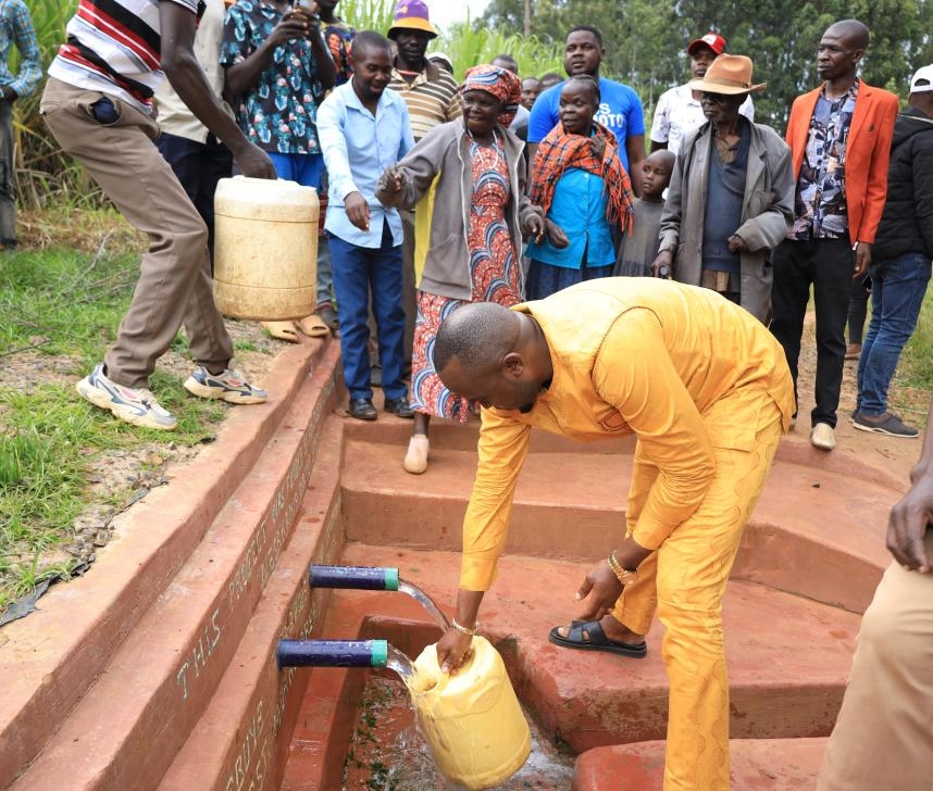 Joy as Mumilo Water Spring brings relief to Misikhu Ward residents