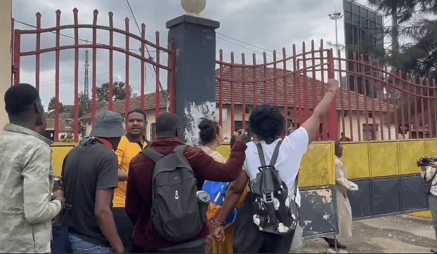 Rose Njeri arrest: Activists protest outside Pangani police station