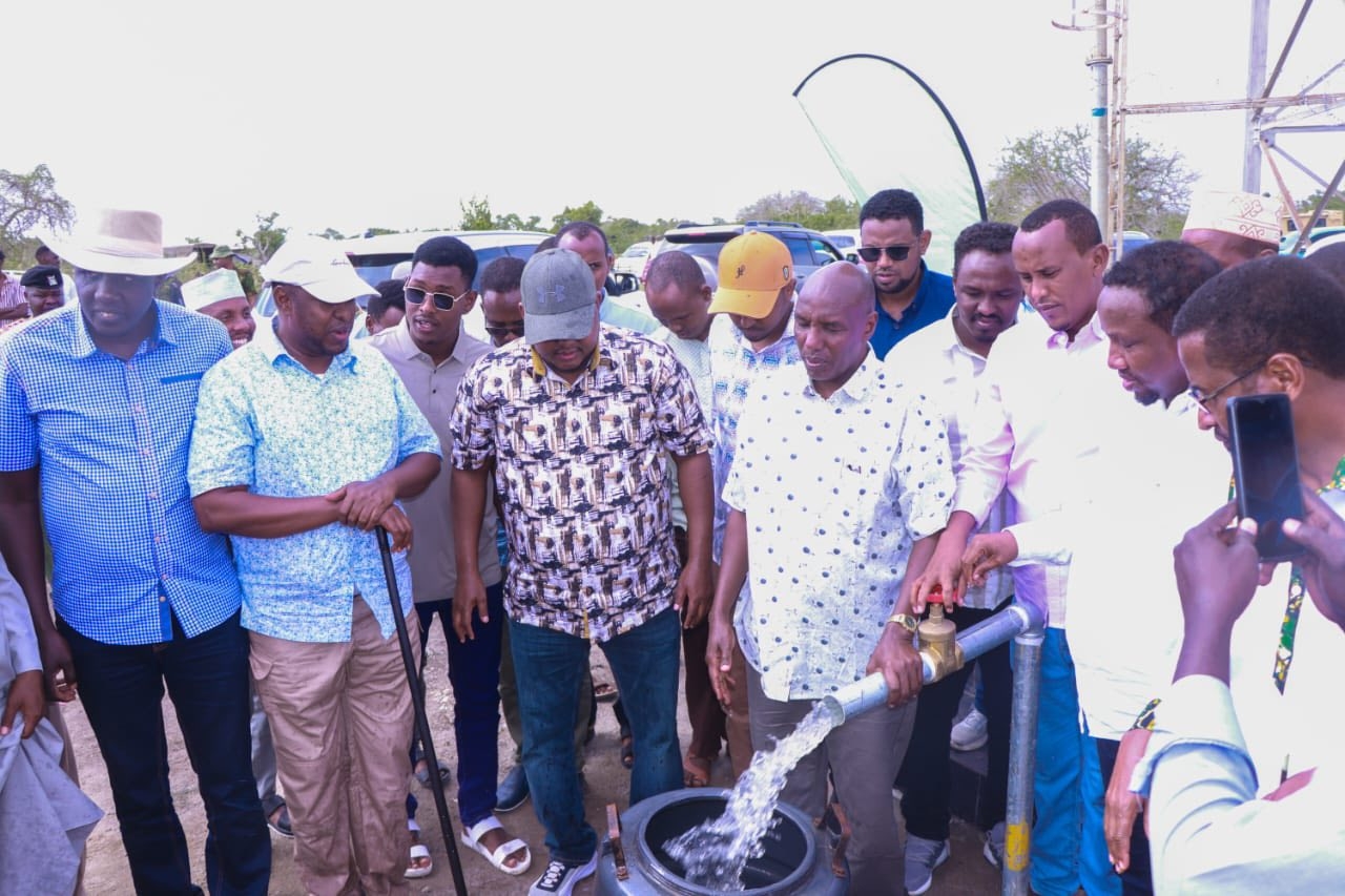 Relief for Masalani residents as government commissions water project