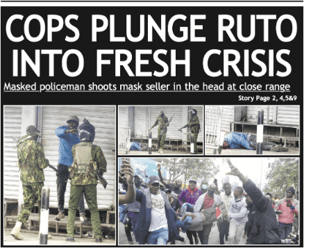 News Brief: Cops plunge Ruto into fresh crisis