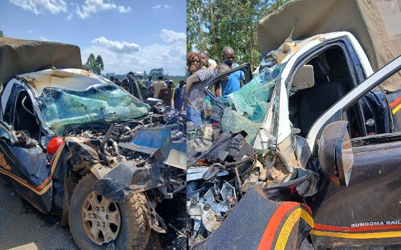 Two police officers killed in Webuye accident