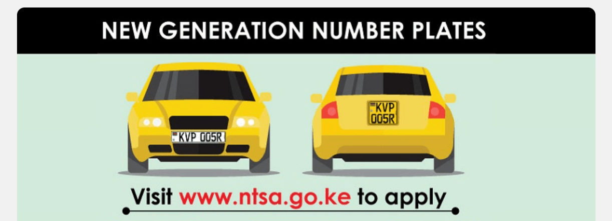 How to apply for institution's new generation number plate