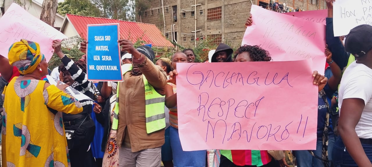Keep off Machakos politics, Mavoko residents tell Gachagua