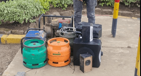 Notorious burglary suspect arrested in Narok, stolen goods recovered