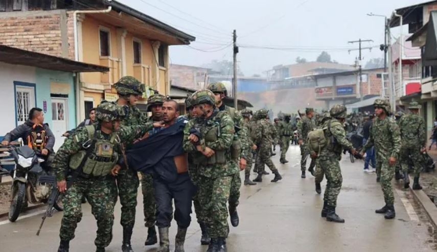 Colombian army frees 57 soldiers held captive by locals