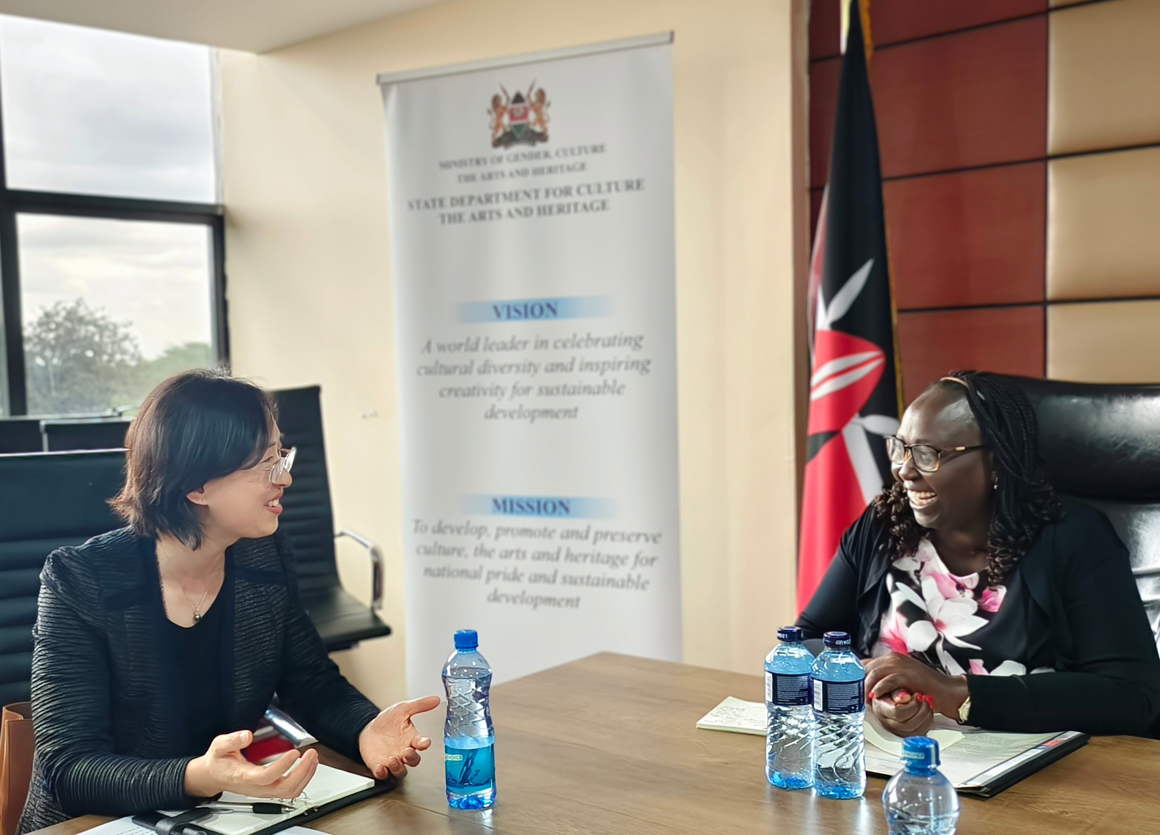 [PHOTOS] Gender and Culture CS Cheptumo hosts ambassador Guo