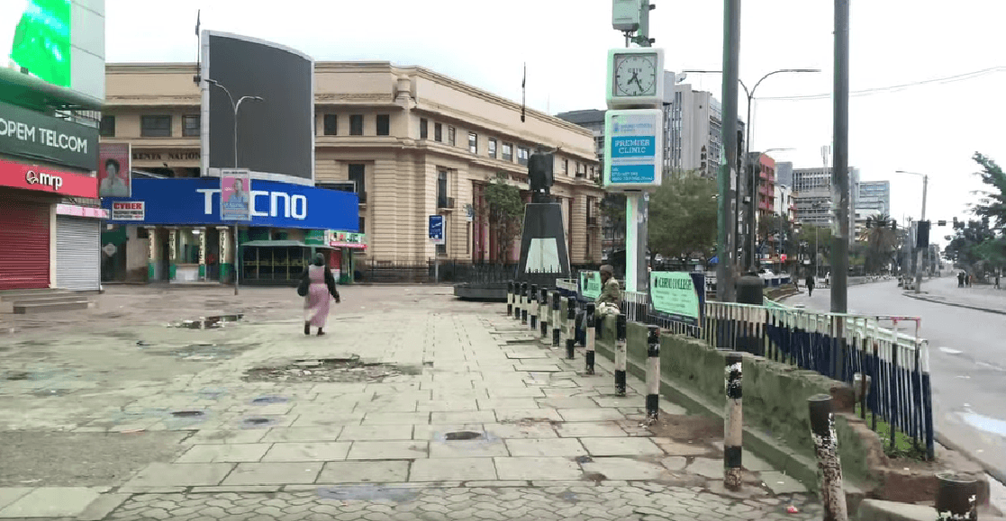 Minimal activity as CBD shops remain closed