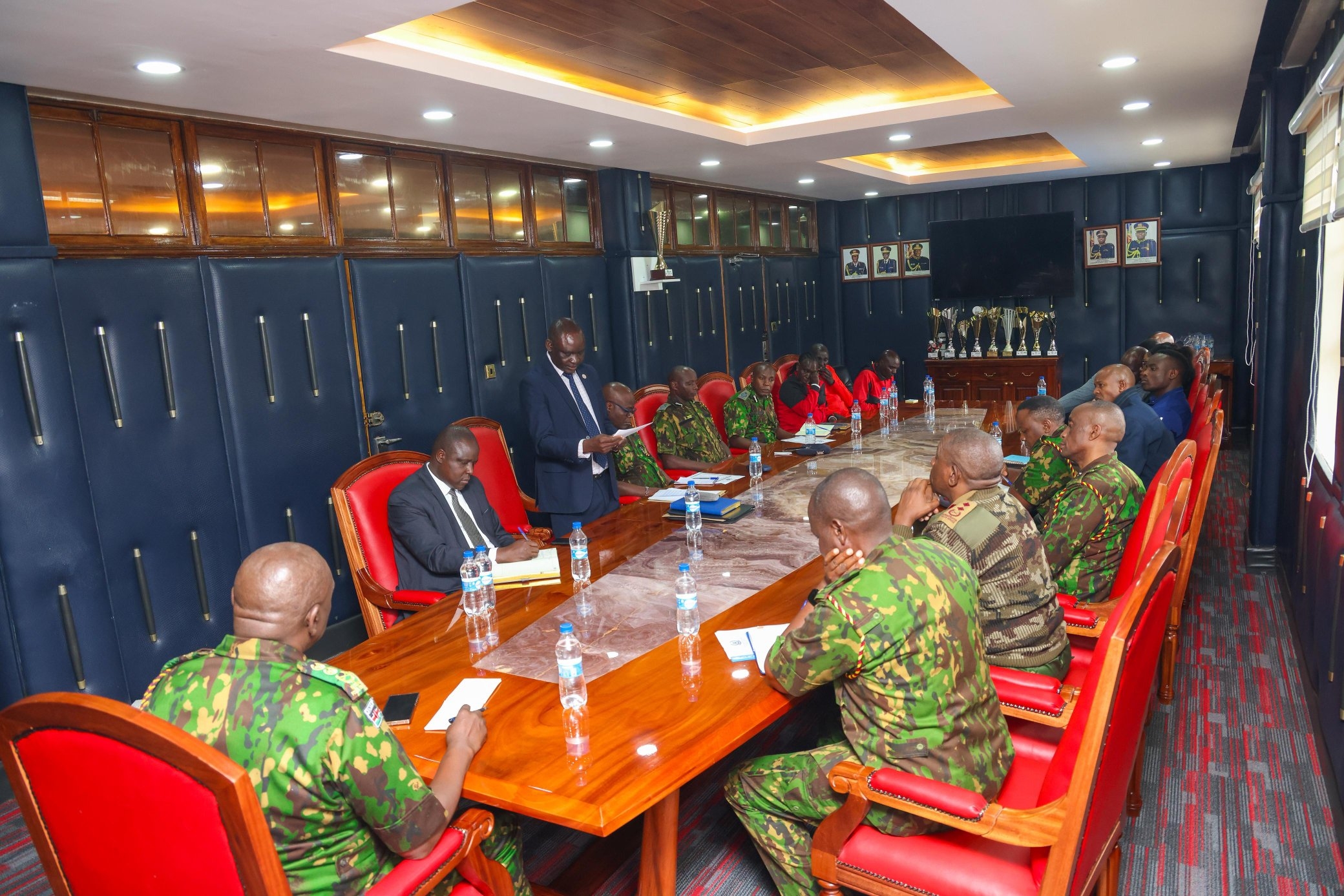 IG Kanja hosts NPS athletes, sports organising committee