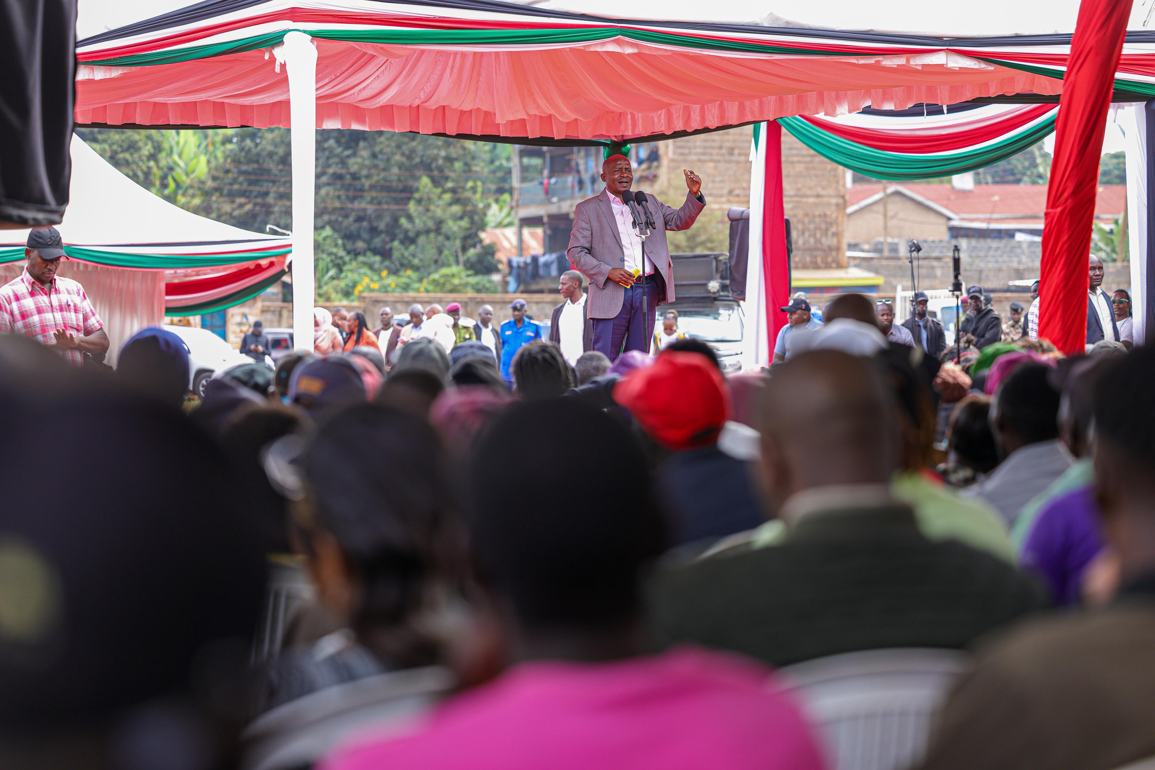 Kindiki to critics: Politics is about ideas not enmity