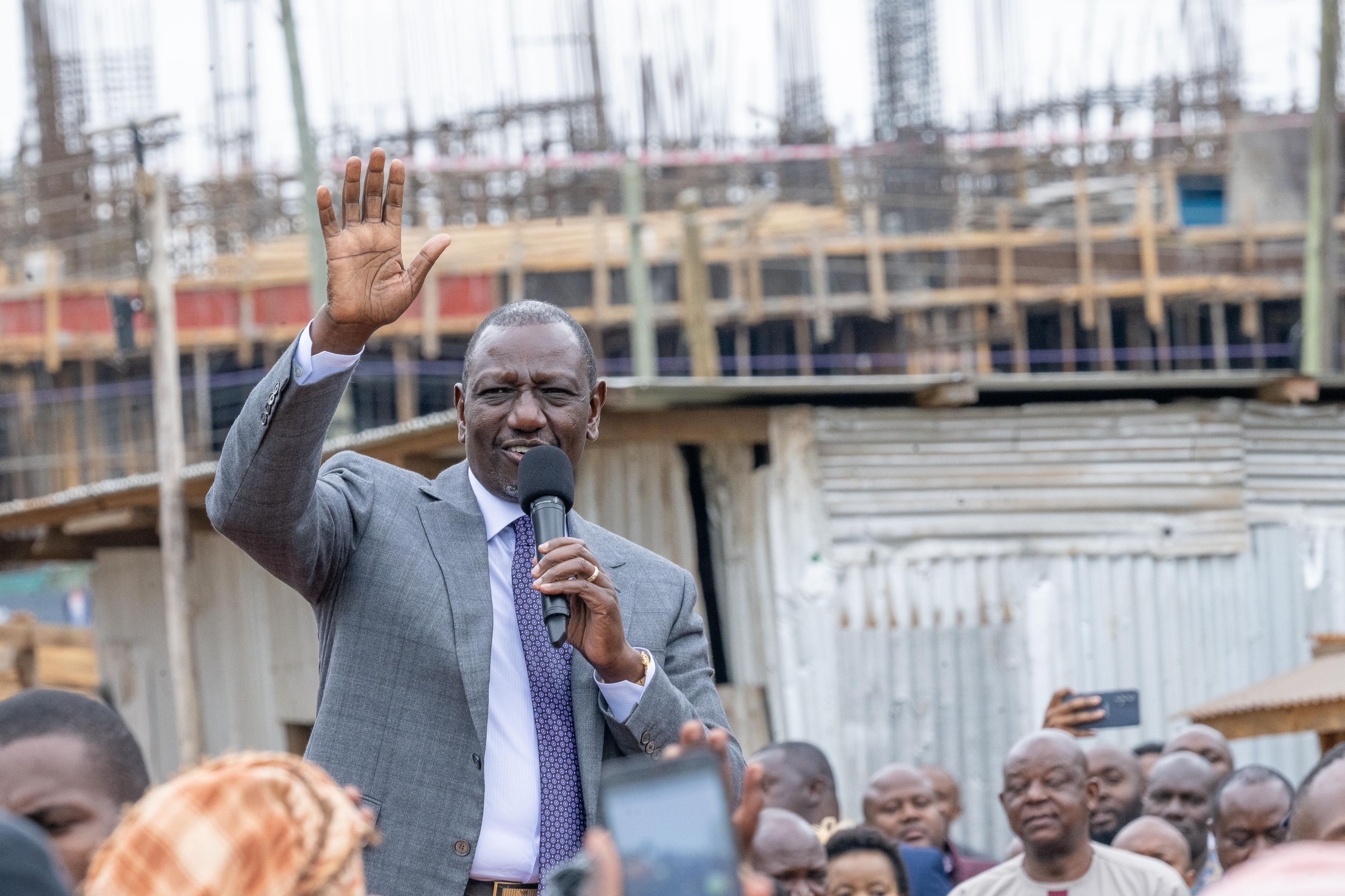 Shoot the legs! Ruto directs police on protest looters