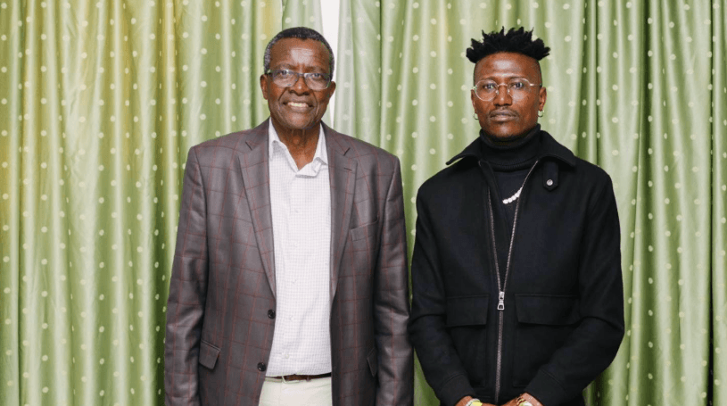 Maraga meets artist Octopizzo to discuss youth and social change