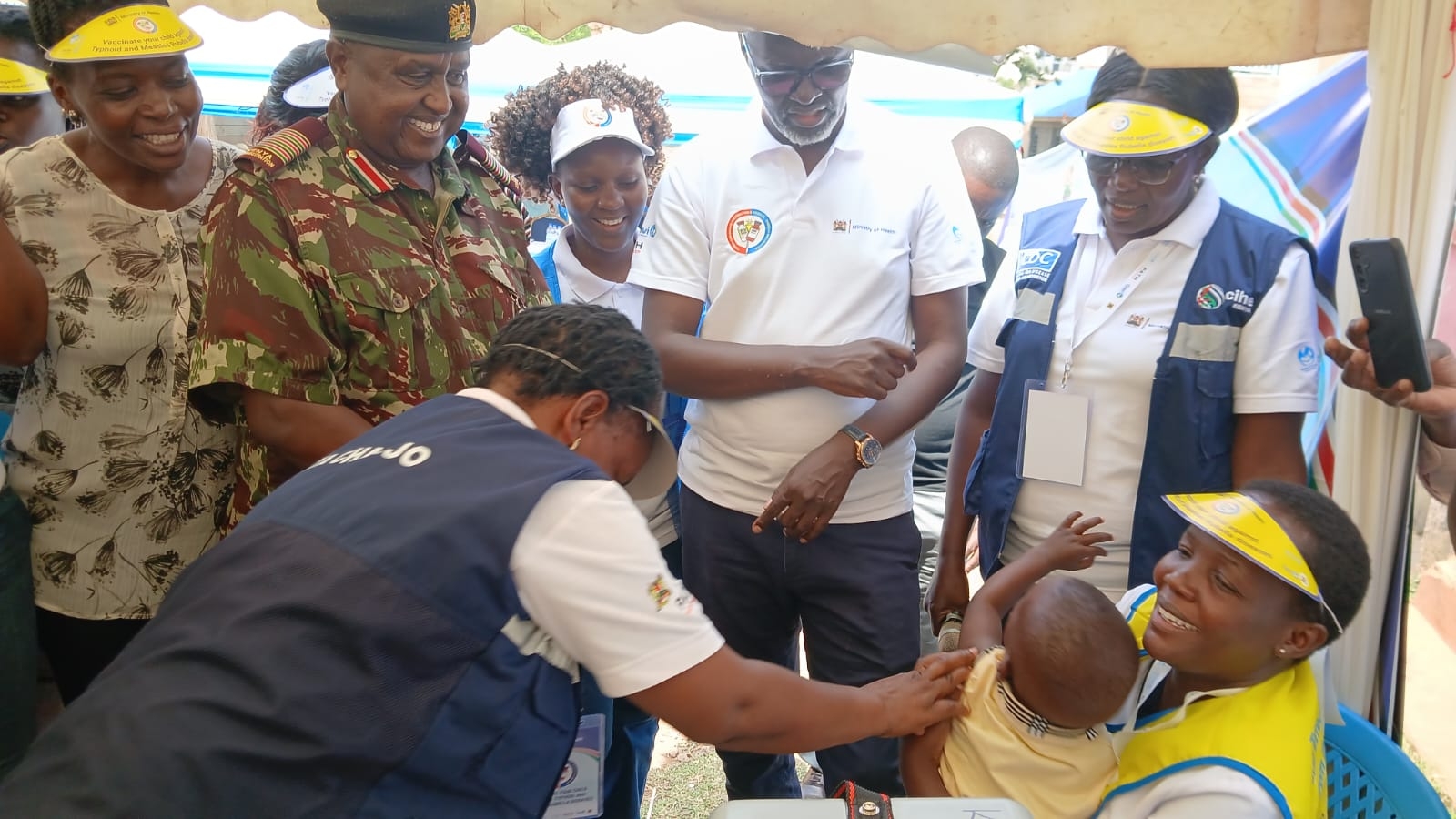 Kisumu rolls out typhoid vaccine in child immunisation drive