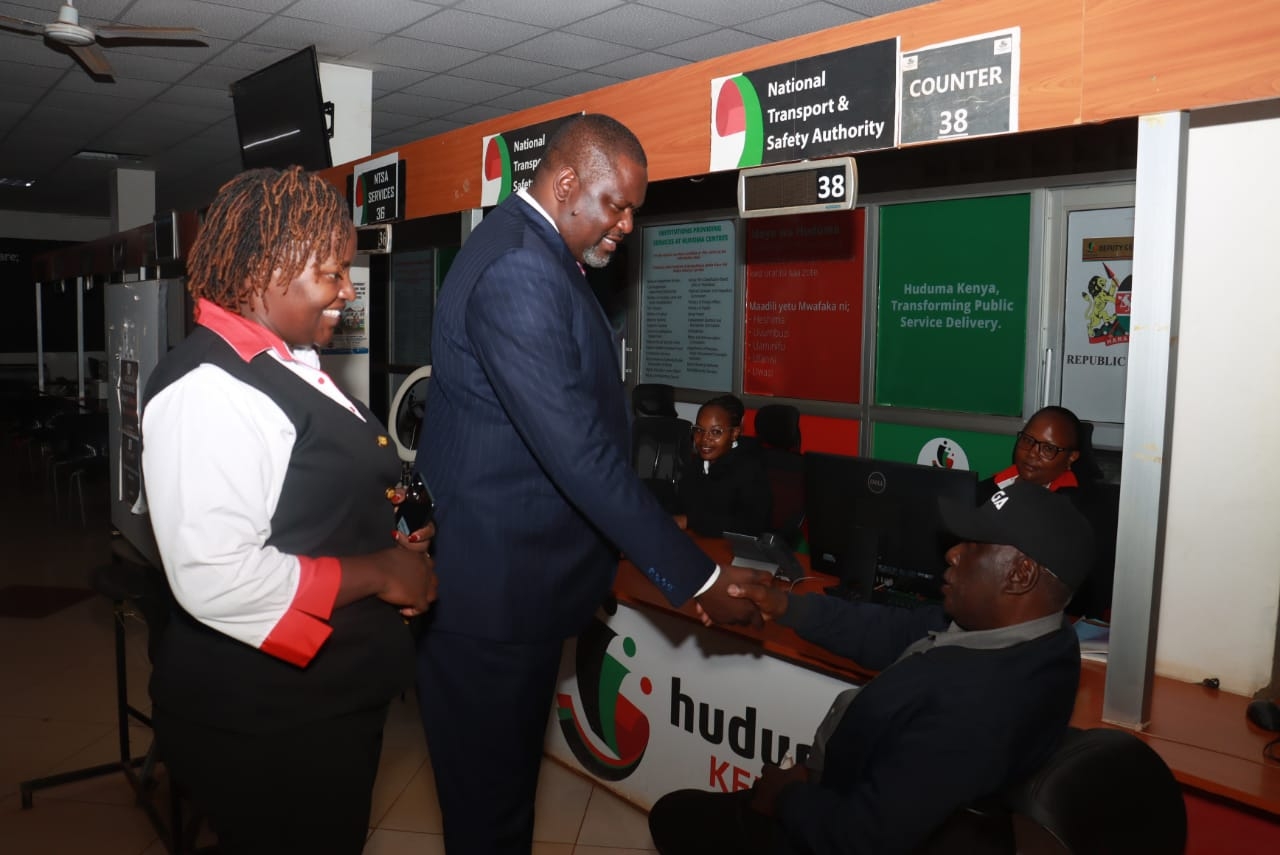 Ruku makes surprise visits to Nairobi Huduma Centres