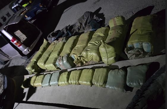 Two arrested as police recover 450kgs of bhang