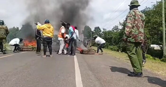 Protests hit Kisumu-Kakamega highway ahead of rallies