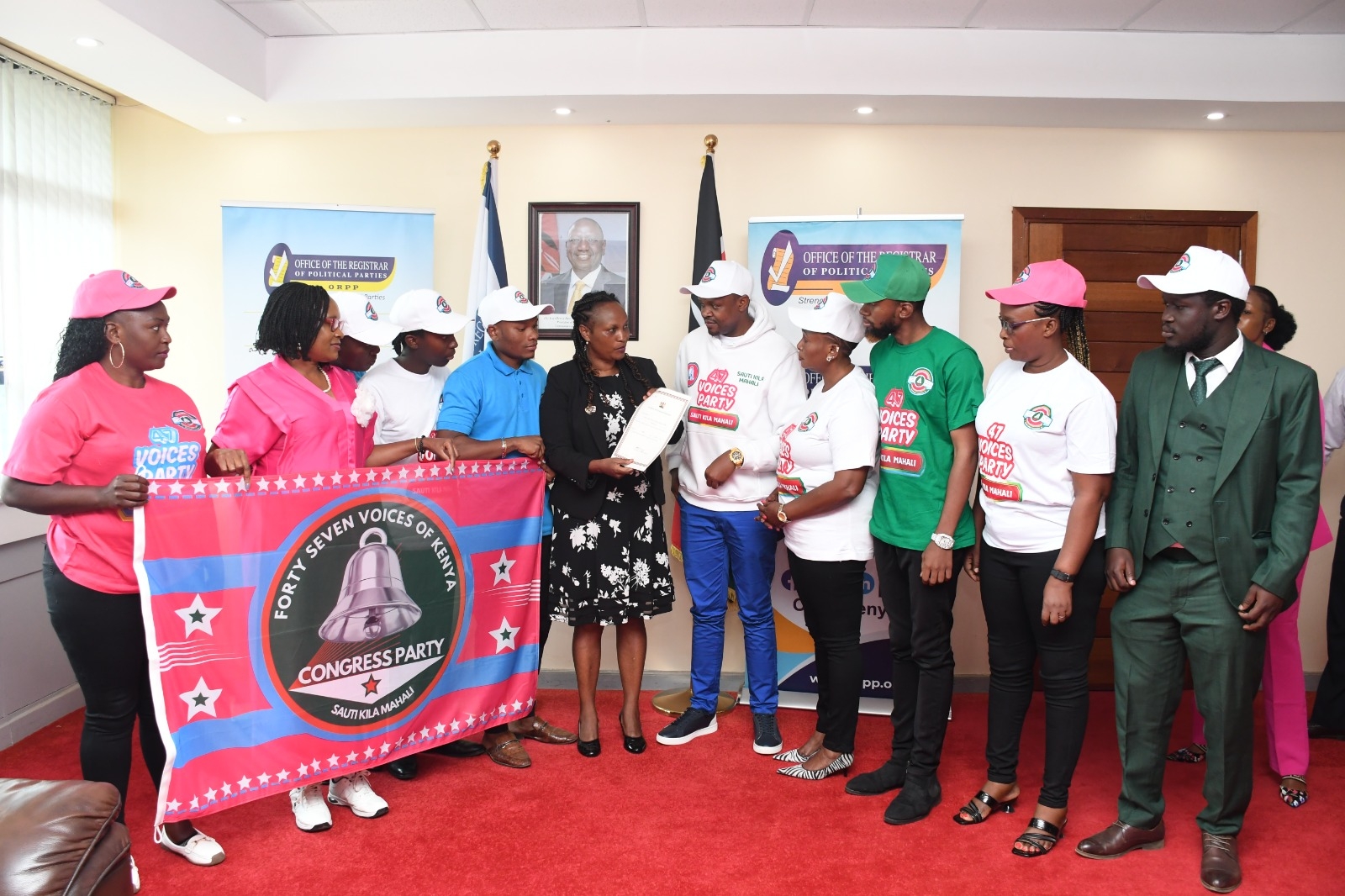 Youths register party ahead of 2027, vow to reshape political future