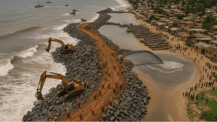 Ghana: Phase II of Blekusu coastal protection project kicks off