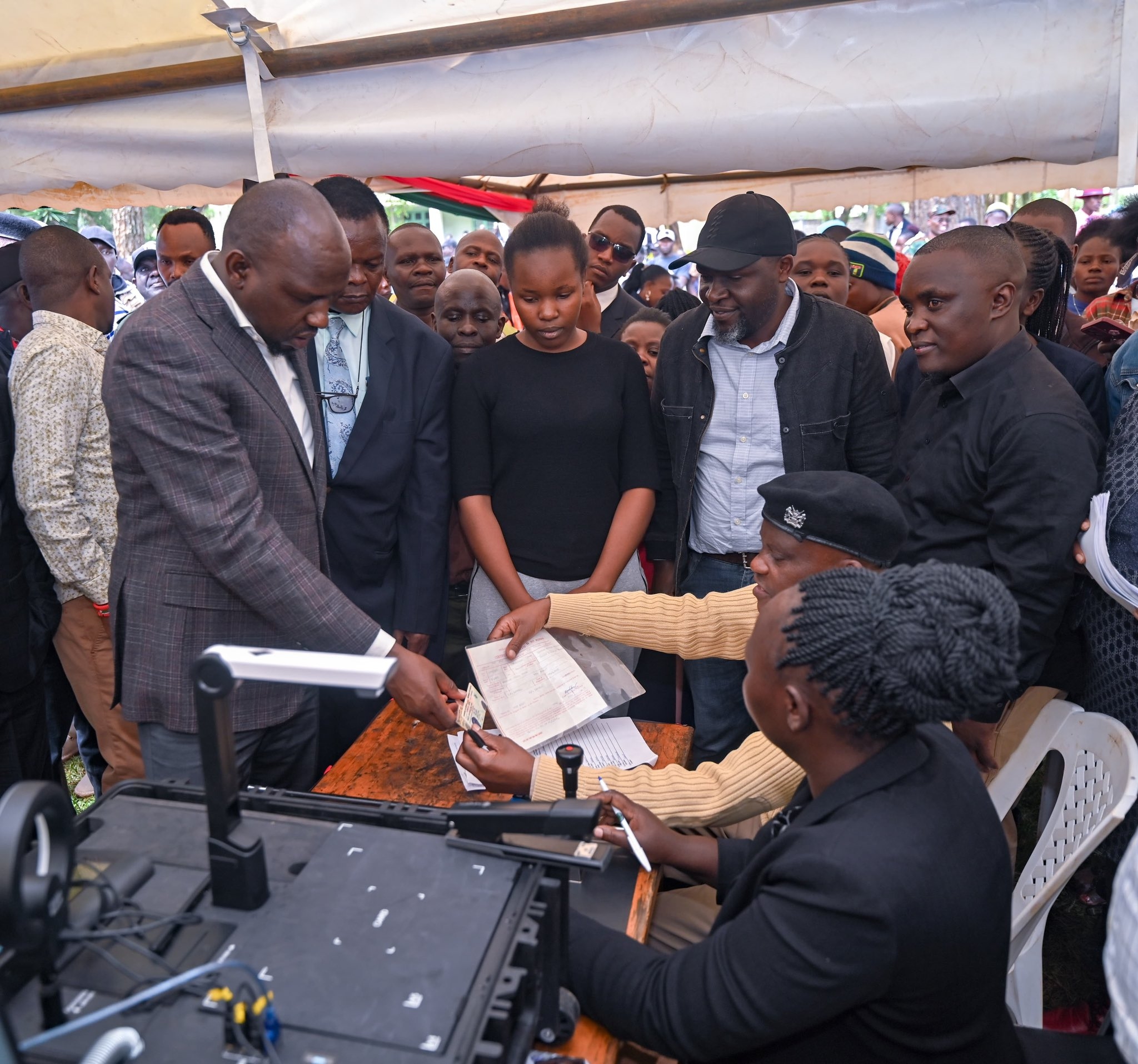Trans Nzoia residents turn out in numbers for ID registration