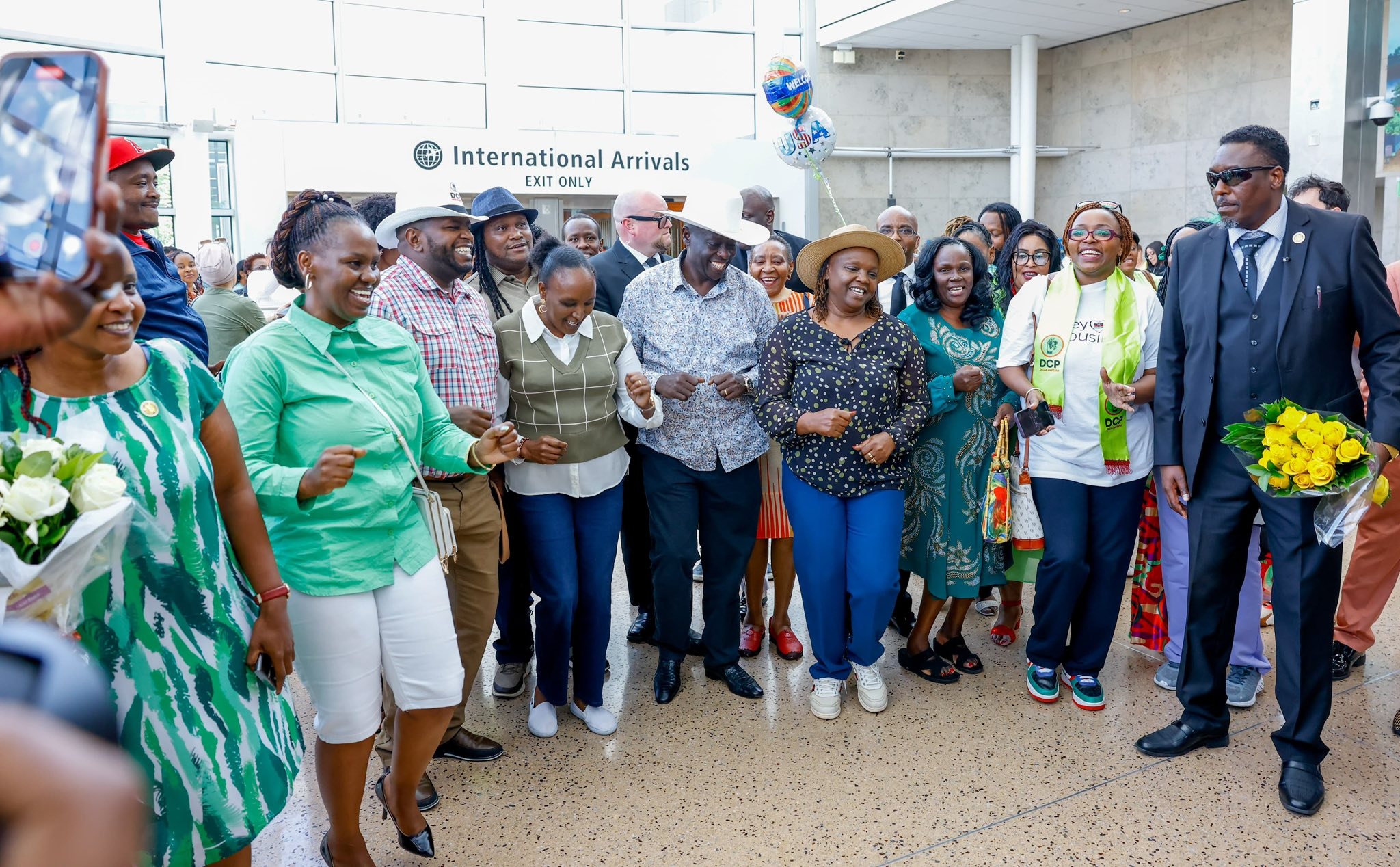 Song and dance as Gachagua arrives in US