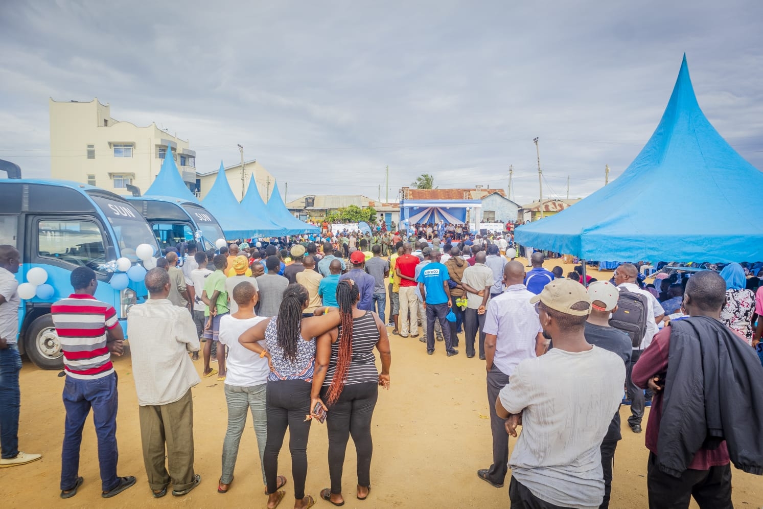 Odede leads campaign against GBV in Mombasa, donates 2 buses