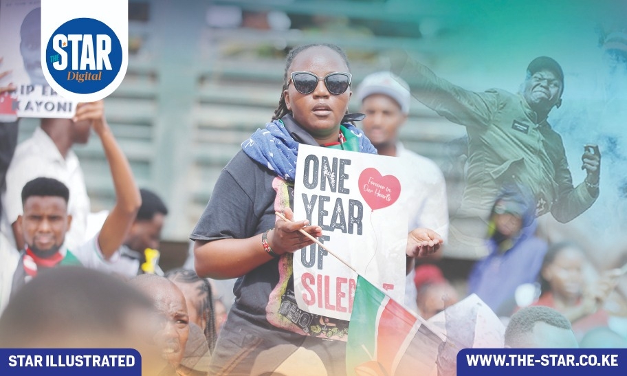 Where do Kenyans get information about Gen Z protests?