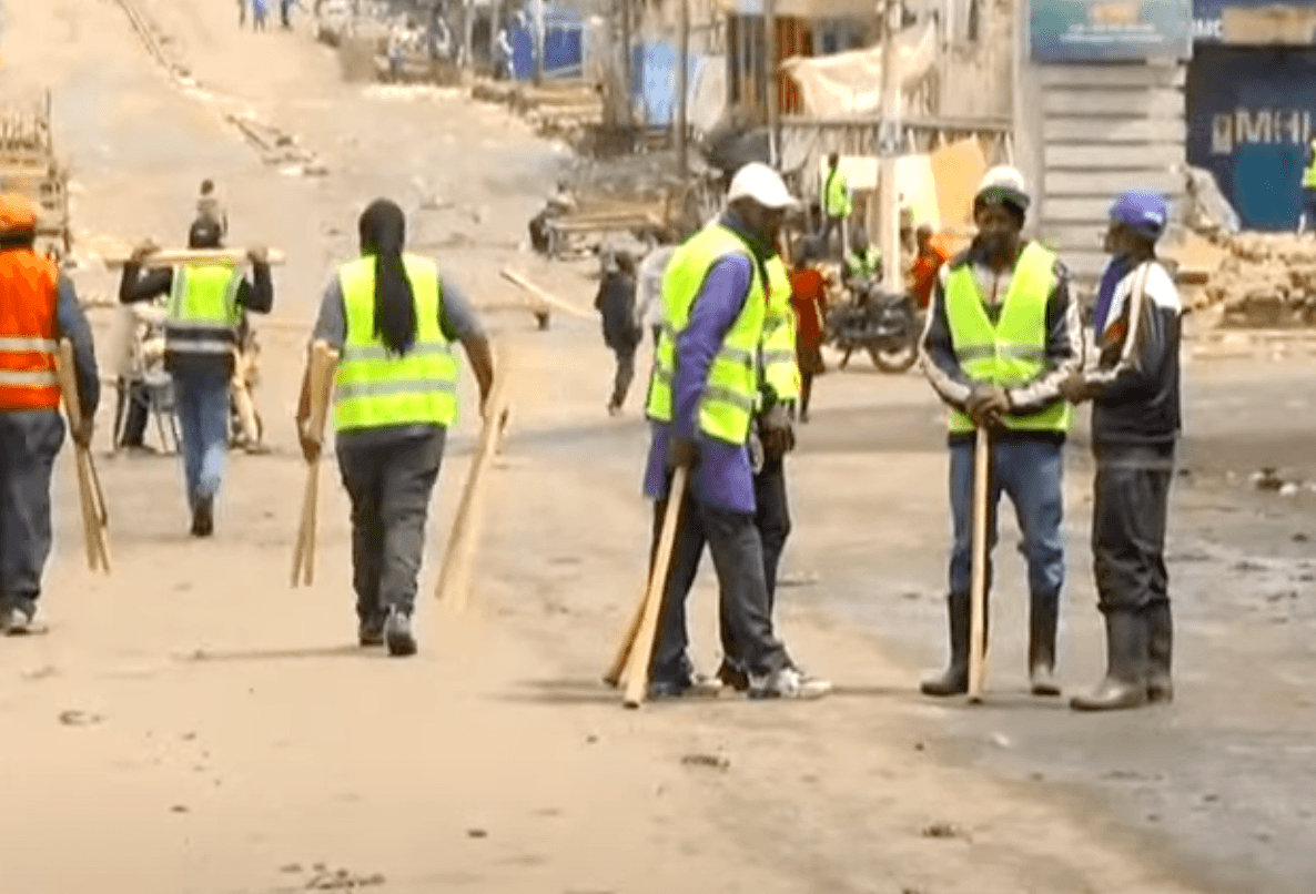 Kamkunji traders protect businesses ahead of Saba Saba
