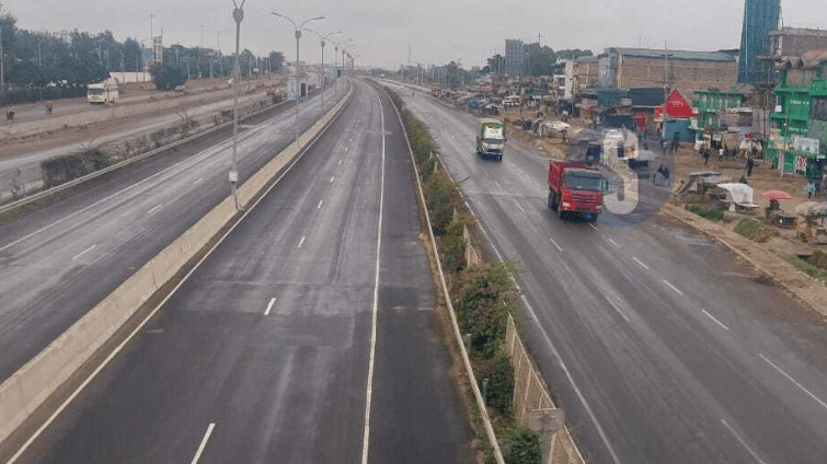 Nairobi Expressway deserted as motorists keep off road
