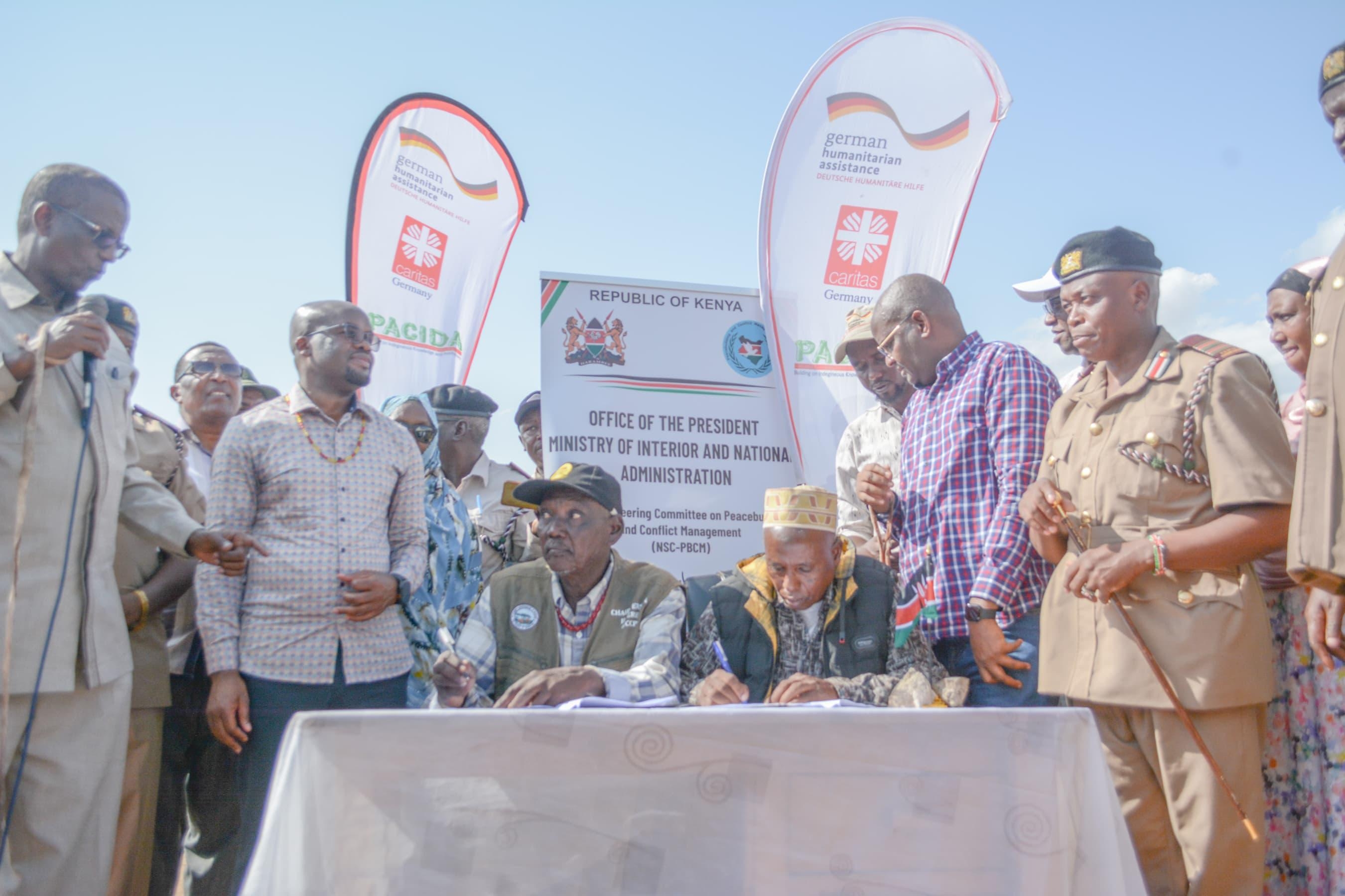 Hope for peace after warring Marsabit clans sign accord