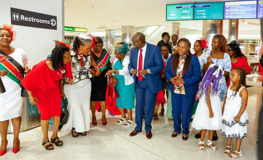 [PHOTOS] Dance as Gachagua, Pastor Dorcas arrive in Baltimore