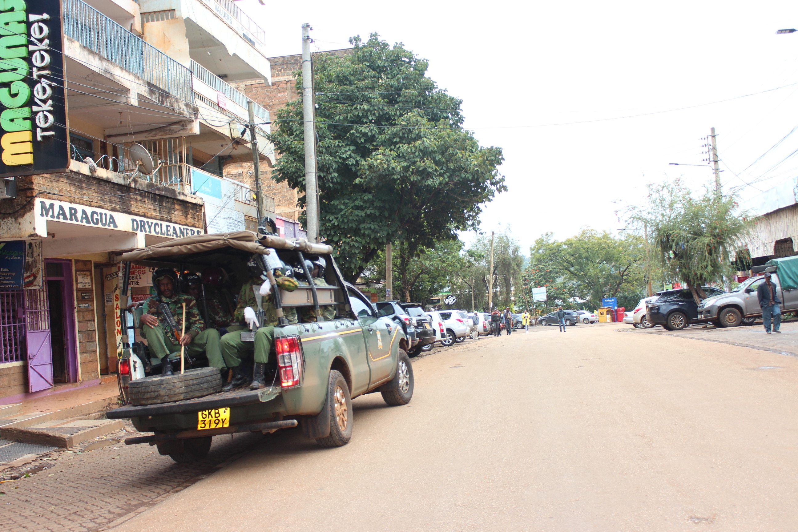 Tension in Murang'a town as residents keep off