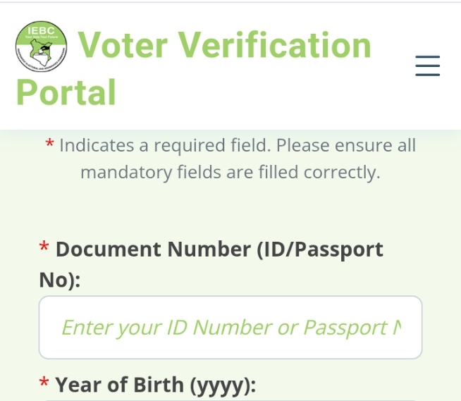 IEBC: Voter verification portal up and running