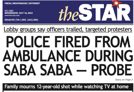 Briefs: Cops fired from ambulance during protests