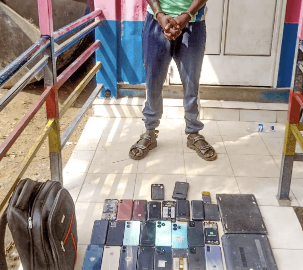Suspect arrested in Kisumu over stolen electronic devices