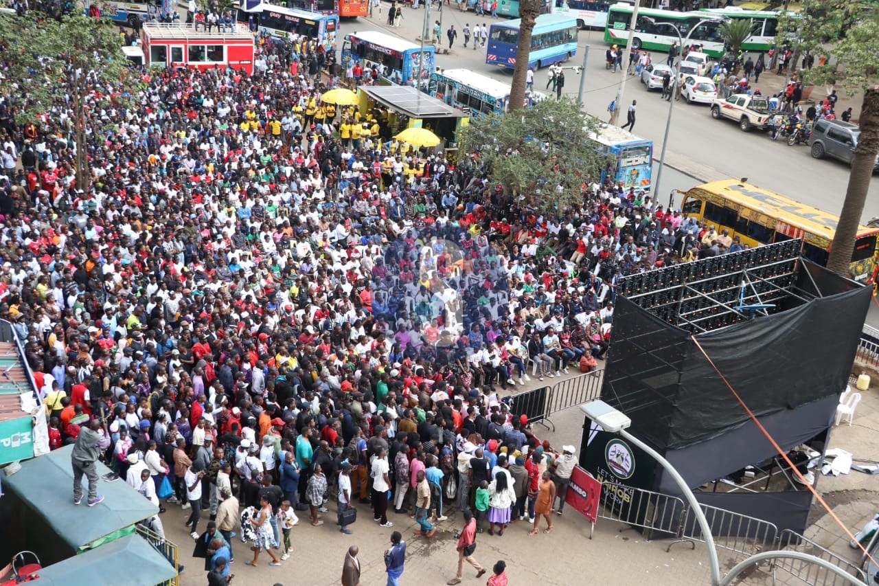 [PHOTOS] Nairobi unites for CHAN: Fans flood public viewing arenas