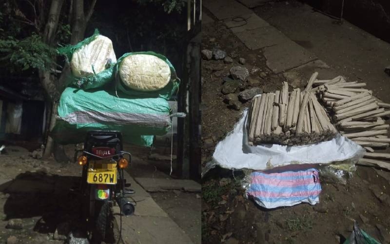 NPS officers seize narcotic drugs in Ahero Town operation