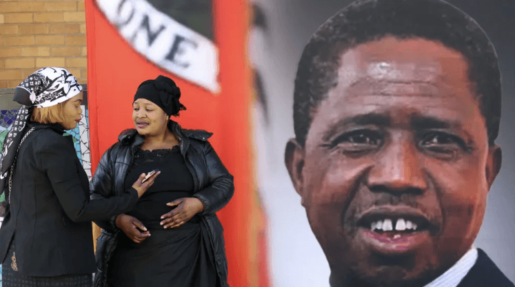 Lungu can be buried in Zambia against family's wishes - court