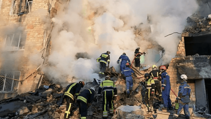 European leaders outraged after Russian strikes kill 15