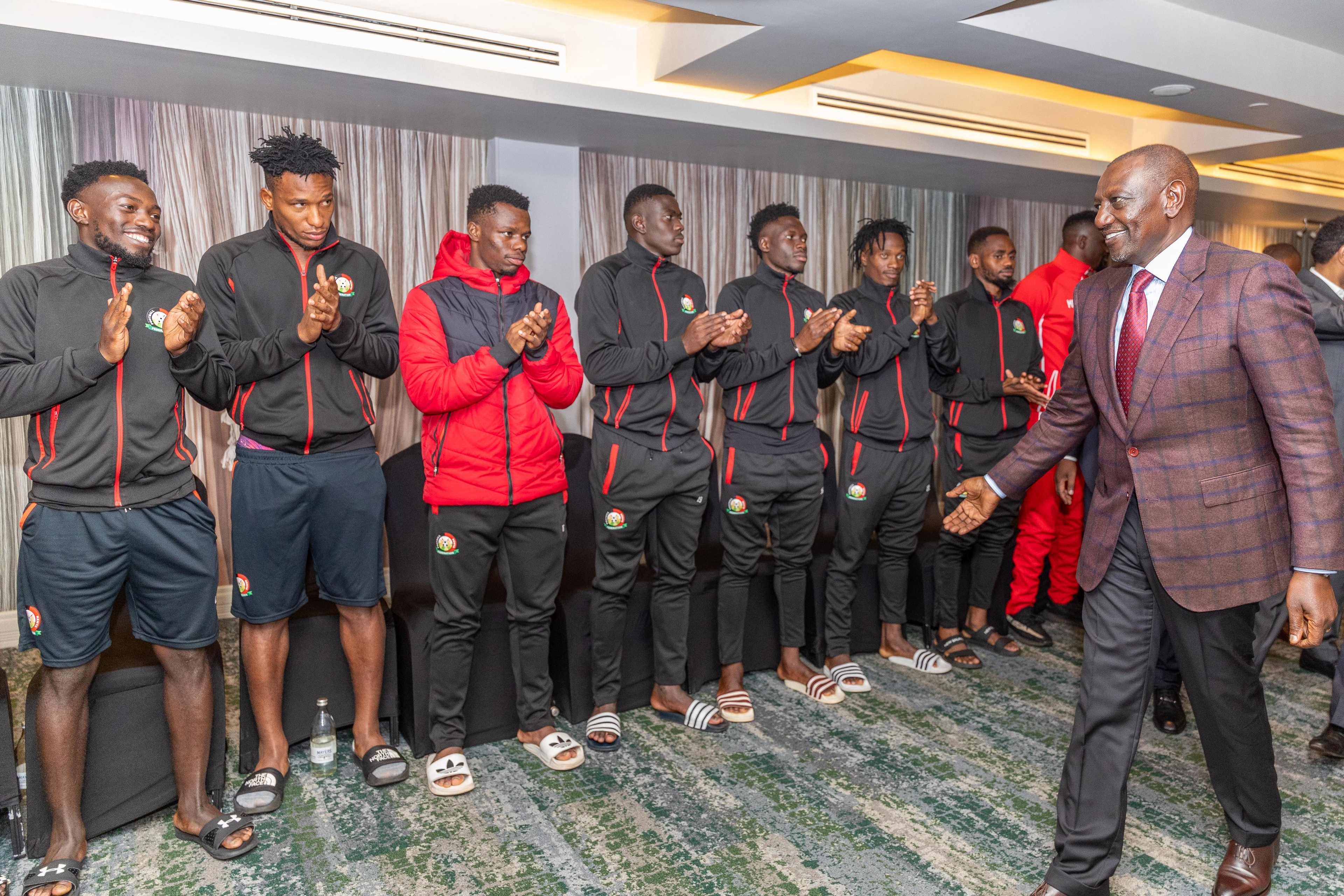 Ruto to Harambee Stars: Beat Zambia, get Sh2.5m each