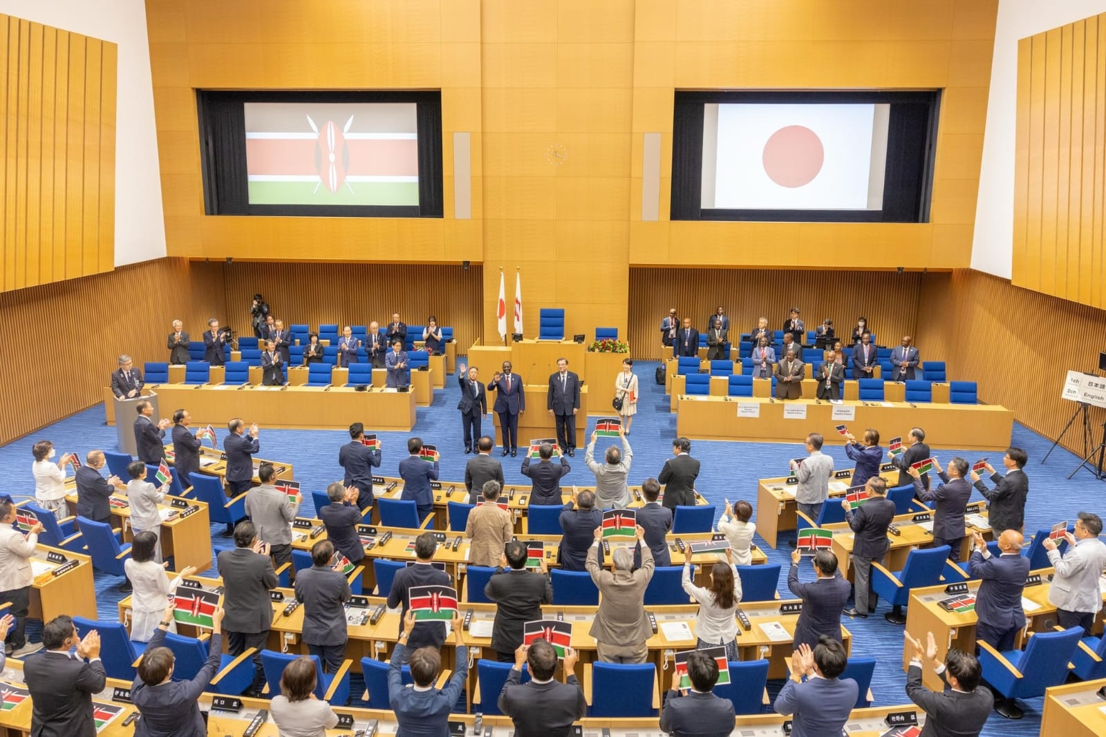 Ruto gets standing ovation in Yokohama, Japan