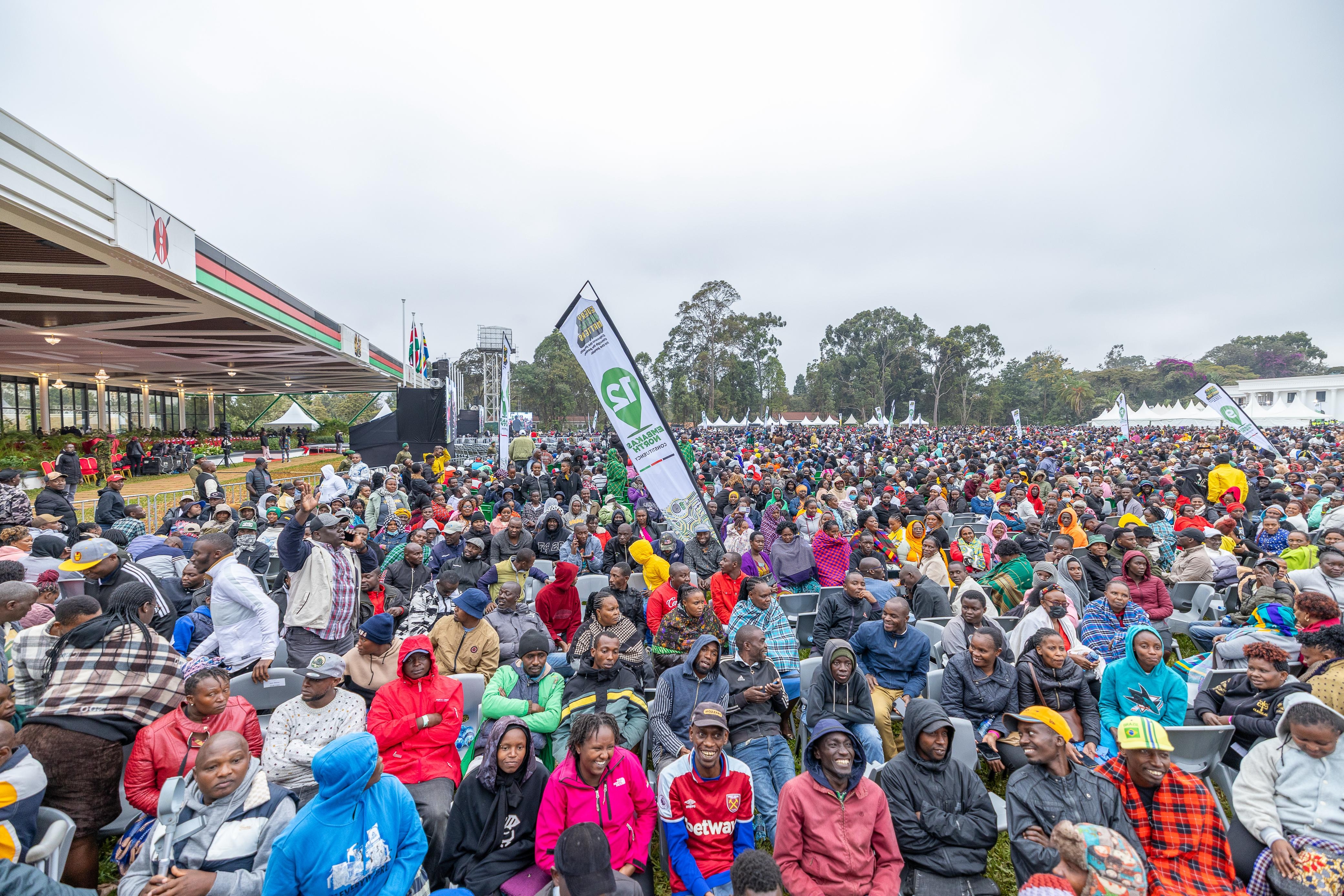 [PHOTOS] Ruto hosts 15,000 Nairobians for empowerment