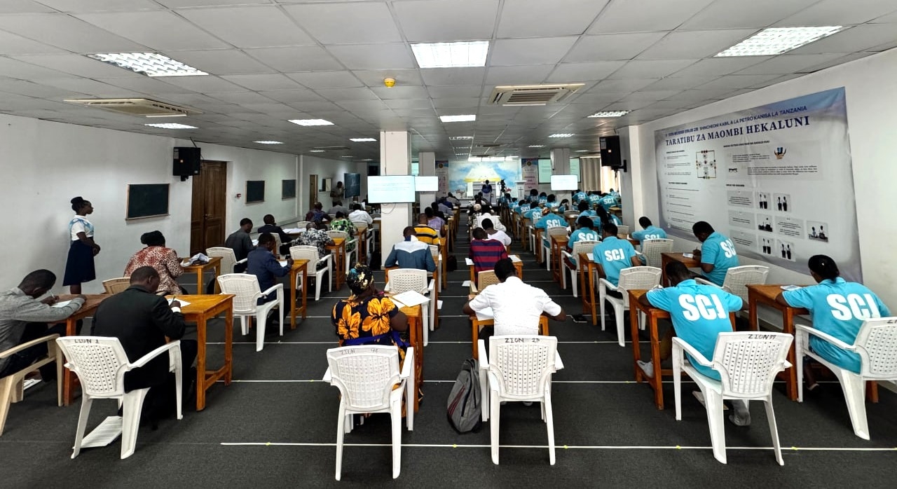 Shincheonji Tanzania church holds Revelation Bible Exam