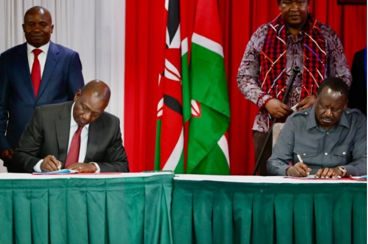 Ruto, Raila form team to implement NADCO report