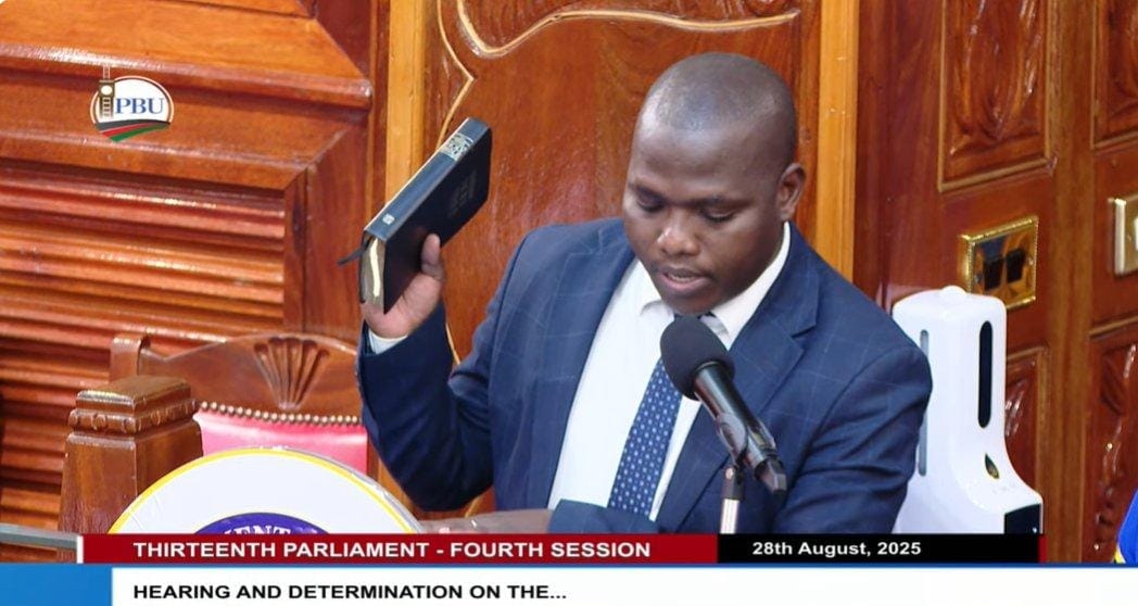 I don't drink! Witness disowns clip in Mutai's trial