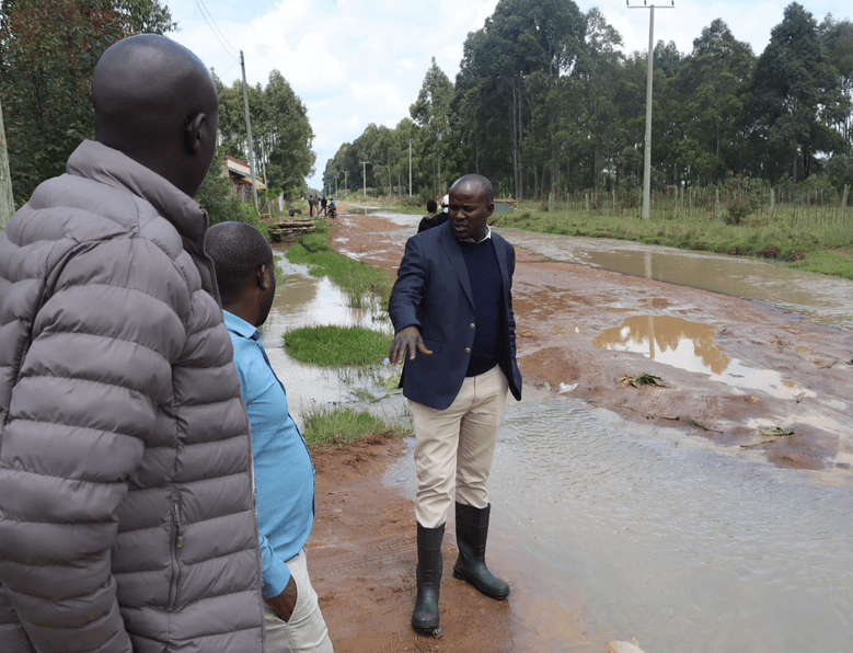 Governor orders quick repair of roads after heavy rains pound Eldoret city