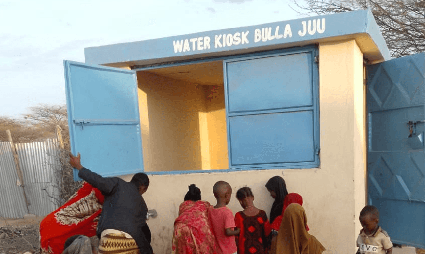 Relief for Modogashe residents as they finally receive piped water after 61 years