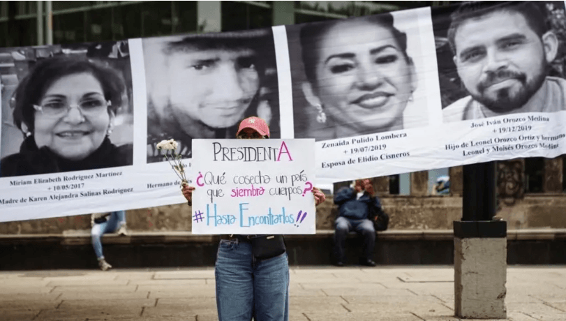 Thousands demonstrate across Mexico for the 130,000 missing