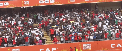 Kenyans celebrate Stars after win over  Morocco