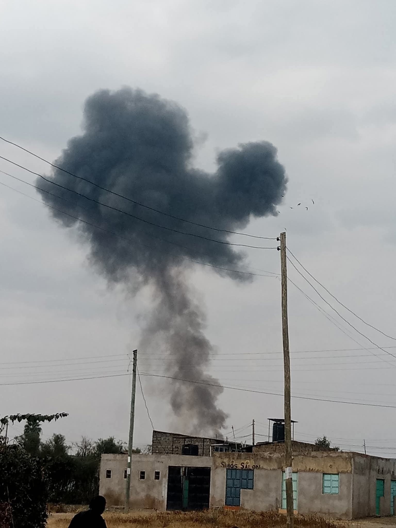 Crashed light aircraft was headed for Somalia