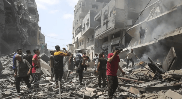 Israel bombards Gaza City as UK and allies demand action